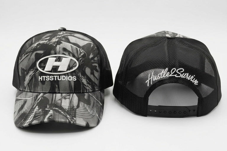 BLACK REAL TREE CAP