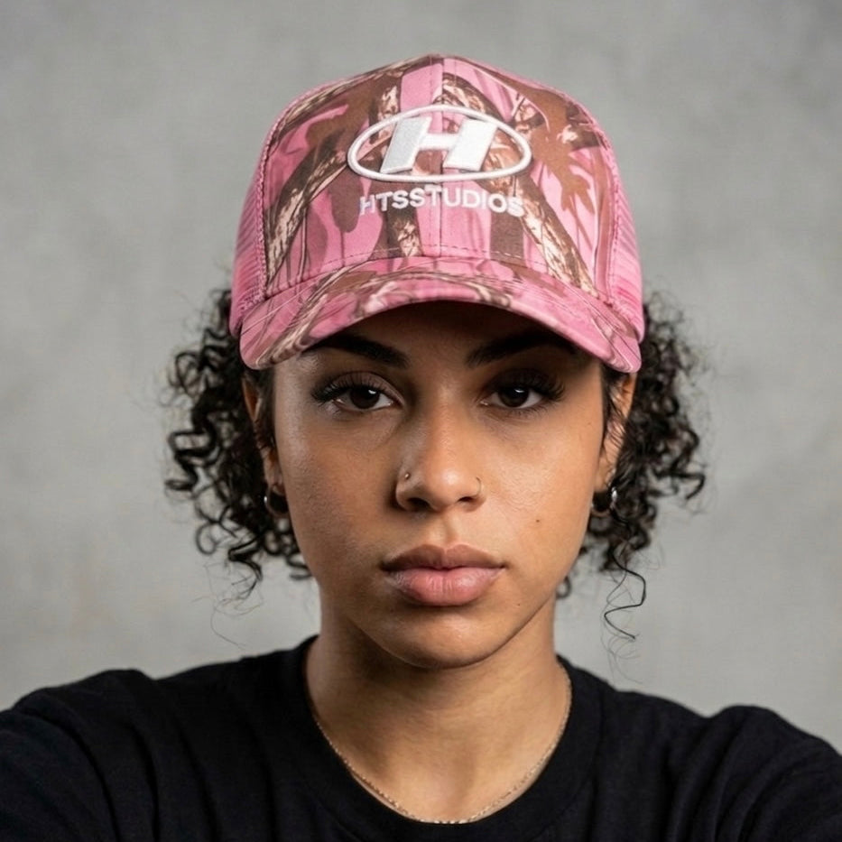 PINK REAL TREE CAP