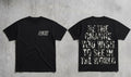 BLACK REAL TREE TEE
